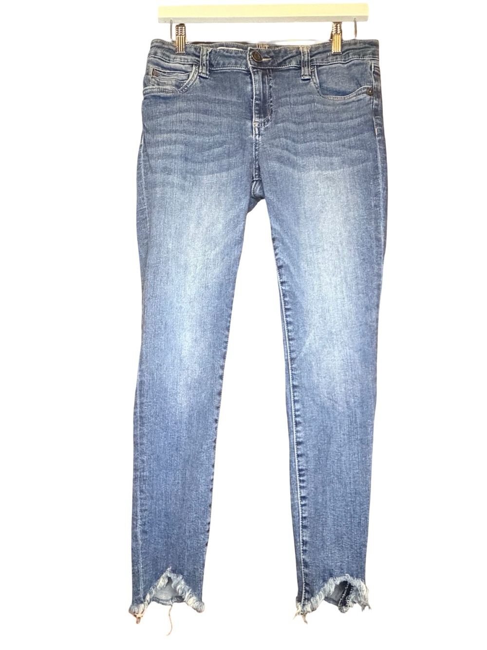 Kut from the Kloth - Size 8 - Carlo Ankle Skinny Jeans - Medium Blue Wash - Picture 2 of 7